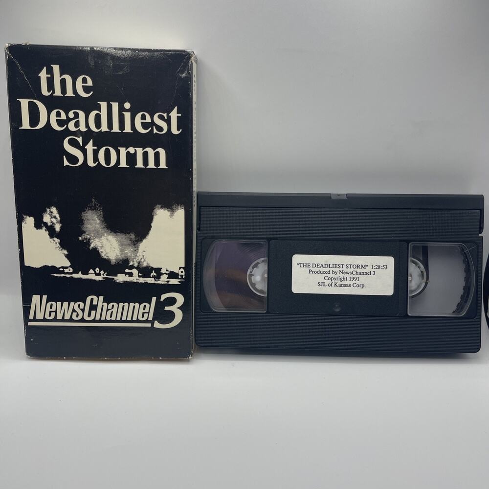 The Deadliest Storm VHS News Channel 3 Wichita (April 26, 1991 Tornado)